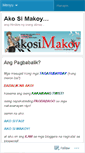Mobile Screenshot of akosimakoy.wordpress.com