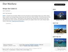 Tablet Screenshot of dianmardiana.wordpress.com