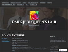 Tablet Screenshot of darkjediqueen.wordpress.com