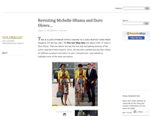 Tablet Screenshot of colorbash.wordpress.com