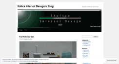 Desktop Screenshot of italicadesign.wordpress.com