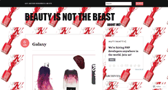 Desktop Screenshot of beautyisnotthebeast.wordpress.com