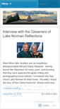 Mobile Screenshot of lakenormanreflections.wordpress.com