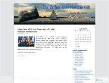 Tablet Screenshot of lakenormanreflections.wordpress.com
