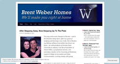 Desktop Screenshot of brentweberhomes.wordpress.com