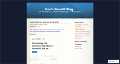 Desktop Screenshot of benefit4nea.wordpress.com