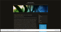 Desktop Screenshot of joshuakromde.wordpress.com