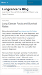 Mobile Screenshot of lungcancersurvivalrates.wordpress.com