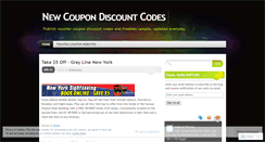 Desktop Screenshot of newcoupon.wordpress.com