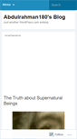 Mobile Screenshot of abdulrahman180.wordpress.com