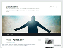 Tablet Screenshot of pneumaoflife.wordpress.com