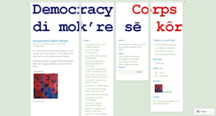 Desktop Screenshot of demokrato.wordpress.com