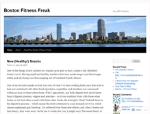 Tablet Screenshot of bostonfitnessfreak.wordpress.com