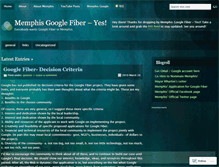 Tablet Screenshot of memphisgooglefiberyes.wordpress.com