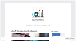 Desktop Screenshot of oschl.wordpress.com