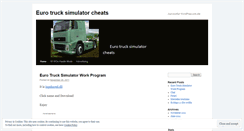 Desktop Screenshot of etscheats.wordpress.com
