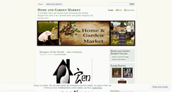Desktop Screenshot of homeandgardenmarket.wordpress.com
