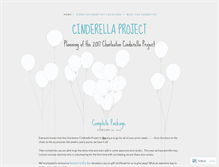 Tablet Screenshot of cinderellaproject.wordpress.com