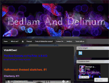 Tablet Screenshot of bedlamanddelirium.wordpress.com