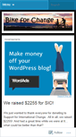 Mobile Screenshot of bikeforchange.wordpress.com