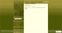 Desktop Screenshot of kellyserna.wordpress.com
