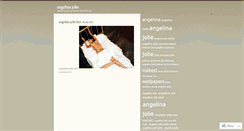 Desktop Screenshot of angelinajolie3.wordpress.com