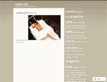 Tablet Screenshot of angelinajolie3.wordpress.com