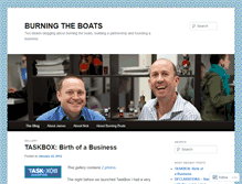 Tablet Screenshot of burningtheboats.wordpress.com