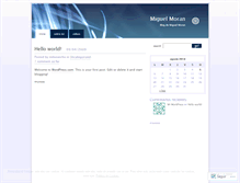 Tablet Screenshot of miguelmoran.wordpress.com