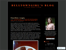 Tablet Screenshot of belltowngirl.wordpress.com