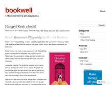 Tablet Screenshot of bookwell.wordpress.com