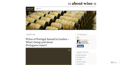 Desktop Screenshot of aboutwine.wordpress.com