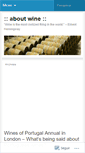 Mobile Screenshot of aboutwine.wordpress.com
