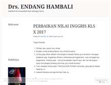 Tablet Screenshot of endanghambali.wordpress.com