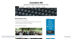 Desktop Screenshot of journalism406.wordpress.com