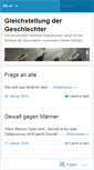 Mobile Screenshot of gleichstellungdergeschlechter.wordpress.com