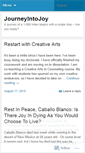 Mobile Screenshot of journeyintojoy.wordpress.com