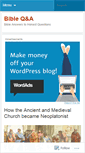 Mobile Screenshot of biblequestion.wordpress.com