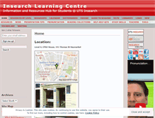 Tablet Screenshot of lcinsearch.wordpress.com