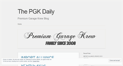 Desktop Screenshot of pgkdaily.wordpress.com