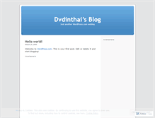 Tablet Screenshot of dvdinthai.wordpress.com