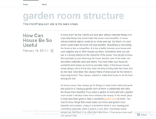 Tablet Screenshot of gardenroomgarden.wordpress.com
