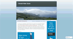 Desktop Screenshot of coloradowaterissues.wordpress.com