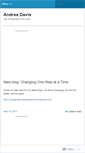 Mobile Screenshot of andreadavis.wordpress.com