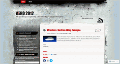 Desktop Screenshot of aero2012.wordpress.com