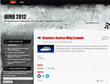 Tablet Screenshot of aero2012.wordpress.com