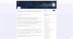 Desktop Screenshot of deltaepsilons.wordpress.com