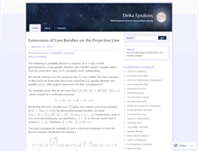 Tablet Screenshot of deltaepsilons.wordpress.com