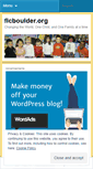 Mobile Screenshot of flcboulder.wordpress.com