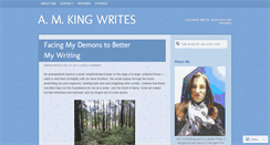 Desktop Screenshot of amkingwrites.wordpress.com